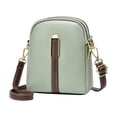 thumbnail image 2 of Leodye 1PCS Mini Embroidered Thread Shoulder Bag - Body Straddle Bag, Small Mobile Phone Bag -7.1*5.9IN, 2 of 3