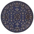 thumbnail image 4 of Rugsotic Carpets Hand Tufted Wool Eco-Friendly Area Rugs - 6'x6', Round, Blue, Modern Contemporary Design, High Pile Handmade Anti Skid Rugs for Living Room, Bed Room (K00630), 4 of 5