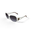 thumbnail image 3 of Sol by Daisy Fuentes, Rx'able Women's Fashion Sunglasses, 105P, Gold, 57-16-135, 3 of 7