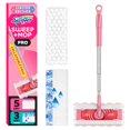 thumbnail image 1 of Swiffer Sweep and Mop Pro, Wicked Limited Edition Pink, 2-in-1 Floor Mopping and Sweeping Kit, 1 Device, 5 Sweep Refills, 3 Mop Refills, 1 of 12