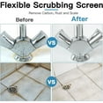 thumbnail image 5 of Tutuviw 12Pcs Flexible Scrubbing Screen for Stain Calcium Deposits Scrubber Flexible Scouring Mesh Pad Abrasive Grit Cleaning Screen for Remove Carbon Rust Scale( 11.02*4.52 inch), 5 of 7