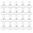 thumbnail image 1 of LHCER 20Pcs Zinc Alloy Bag Clasps Swivel Trigger Clips Keychain Key Ring Hooks,Bag Clasps, Swivel Trigger, 1 of 8