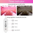 thumbnail image 3 of Sunway Lighting 27W T8 3FT LED Grow Light For plant,Linkable LED Plant Light Fixtures Full Spectrum,3-Timing modes(9h/12h/15h),4-Pack, 3 of 10
