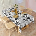 thumbnail image 5 of Football Words Pattern Rectangle Tablecloth 60"x102",Waterproof Polyester Rectangle Table Cloth, Wipeable Spillproof Polyester Tablecloth for Dining, Camping, Indoor and Outdoor, 5 of 6