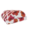 thumbnail image 1 of Floral Foot Rest, Garden Art High Detail Hibiscus Flowers Exotic Botany in Warm Colors Print, Non-Slip Backing Ergonomic Memory Foam Leg Support for Office, Vermilion and White, by Ambesonne, 1 of 5