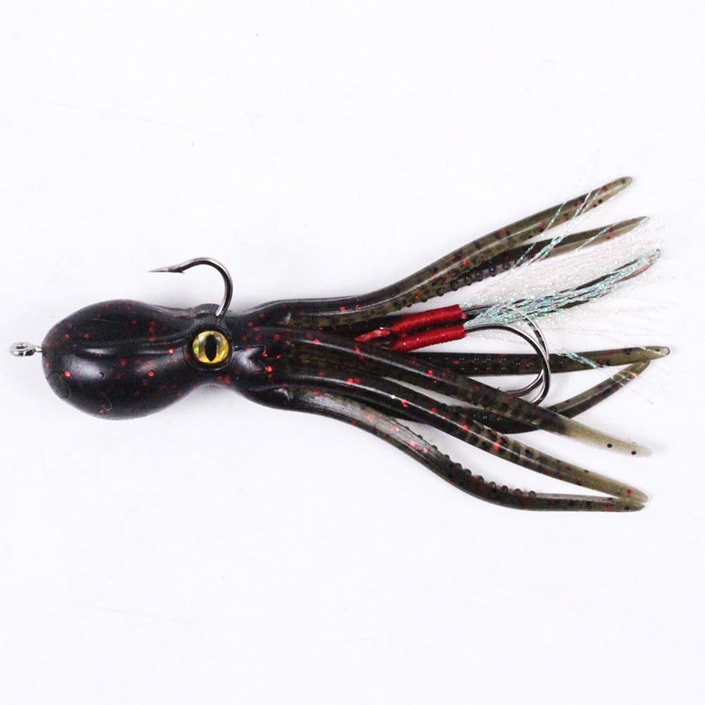 Suyin Octopus Swimbait Soft Fishing Lure with Skirt Tail, Lingcod