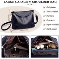 thumbnail image 2 of Small women's shoulder bag. PU leather handbag for women with wallet and card, 2 of 5