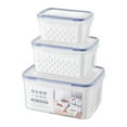 thumbnail image 1 of Wmkox8yii Paquete de 3 contenedores de almacenamiento de frutas y verduras para nevera, contenedores frescos 3 en 1, contenedores de almacenamiento de productos, contenedores organizadores grandes co Wmkox8yii pojnllj69, 1 of 9