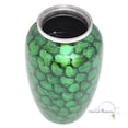 thumbnail image 4 of Eternal Harmony Cremation Urn for Human Ashes | Memorial Urn Carefully Handcrafted with Elegant Finishes to Honor Your Loved One | Elegant and Affordable Urn Large Size with Velvet Bag (Green), 4 of 5