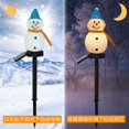 thumbnail image 4 of Venta al por mayor, decoración navideña de muñeco de nieve, luz solar navideña, muñeco de nieve de resina, decoraciones iluminadas, muñeco de nieve brillante para exteriores, 4 of 4