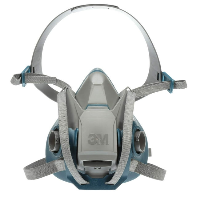 Respirador 3M Rugged Comfort 6501QL, media máscara, talla S