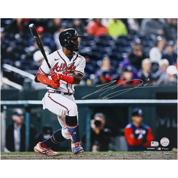Michael Harris Atlanta Braves Autographed 16" x 20" Hitting Photograph - Fanatics Authentic Certified