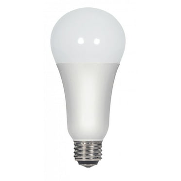 SATCO S9372 3 Way LED Bulb Frosted A21 E26d Medium Base 4000K