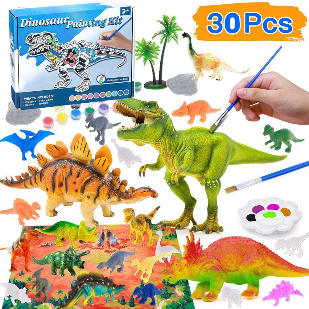 6 Pcs Activite Manuelle Enfant, Bricolage Enfant Dino, Kit d'Artisanat