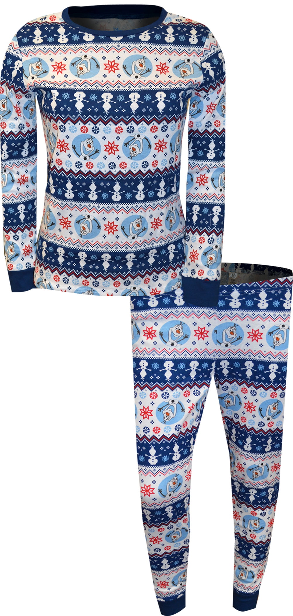frozen fair isle pajamas