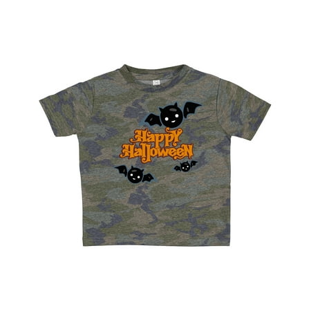 

Inktastic Happy Halloween Bats Gift Toddler Boy or Toddler Girl T-Shirt