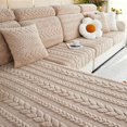 XIATIAN Thickened Plush Sofa Cushion Covers Autumn and Winter Nonslip