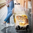 thumbnail image 3 of Happy Women's Day Exotic Shorthair Sunflower Vintage Proud Mom Travel Luggage Cover Cat Lover Kitten Owner Gifts Suitcase Dust Protective Decor - 02030, 3 of 5