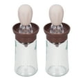 thumbnail image 3 of Oil Container , Silicone Brush Oil Dispenser Bottle Easy To Clean  For Kitchen Brown, 3 of 8