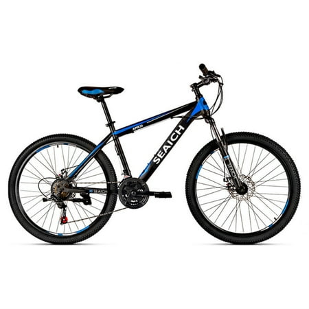 UPC: 0715728212450 | Adult Blue Black Bike SEAICH AMR 29  Wheel Mountain Road Bike 26 – 29  Wheel Options