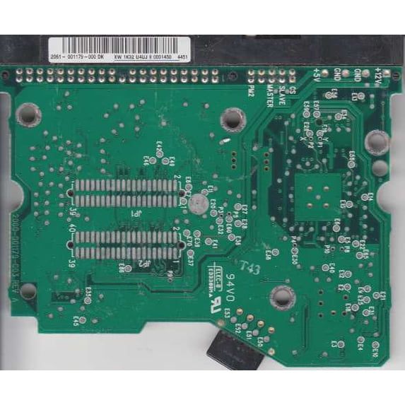 WD2000JB-00FU0A, 2061-001179-000 DK, WD IDE 3.5 PCB