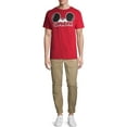 thumbnail image 2 of Disney Mickey Grandpa Family Red Adult Mens Tee Shirt, 2 of 5