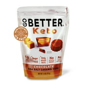 Go Better Keto Snacks, Milk Chocolate Caramel Cups, Keto Friendly - 25 Count