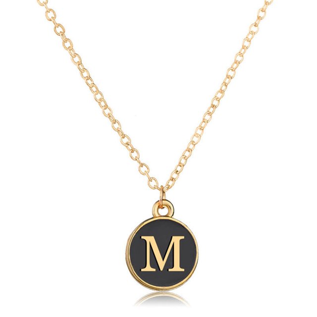 Collier Femme Simple Pendentif A à Z Collier Charme Collier Clavicule