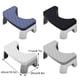 thumbnail image 3 of Advancent Banquito para baño con ángulo elevado de confort, solución de almacenamiento superpuesta, taburete pequeño para baño Almacenamiento y organización del hogar gris, 3 of 5
