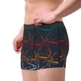 thumbnail image 4 of Balery Cartoon Sharks Men's Boxer Briefs, Soft and Breathable Cotton Underwear with nylon Waistband-XX-Large, 4 of 9