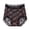 Black, variant on Women's Sexy Lace Underwear Panties See Through Breathable High Waisted Lingerie Thong Cheeky Briefs