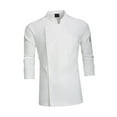 thumbnail image 3 of yotijay Chef Coat Autumn Winter Classic Workwear Waiter Waitress Apparel Chef Jacket for XL, 3 of 9