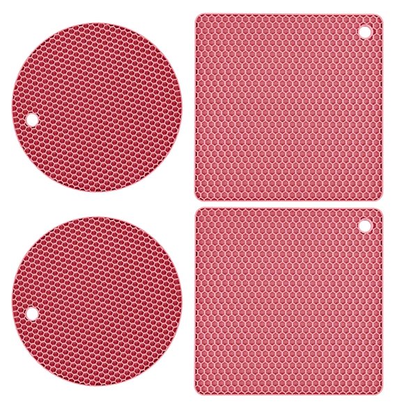 Dvkptbk Kitchen Utensils & Gadgets Mat Set Silicone Heat Insulation Table Mat Kitchen Pot Scalding Mat Kitchen Mat Casserole Mat Oven Heat Insulation Mat Kitchen Gadgets on Clearance