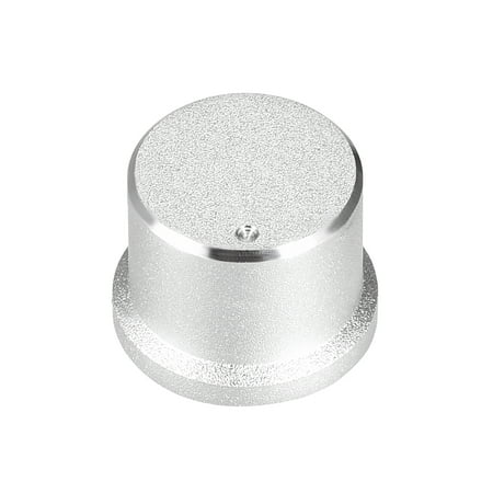Stereo Knobs - Stereo Knob, 16*6*12 mm Aluminium Alloy, Volume Control Knobs, Sliver 1pcs