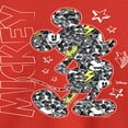 thumbnail image 3 of Disney - Mickey Mouse Pattern Drawing - Youth Long Sleeve Graphic T-Shirt, 3 of 5
