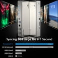 thumbnail image 3 of Estación de acoplamiento WAVLINK Thunderbolt 4 con carga de 100 W, 8 K, 3 of 9