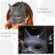 thumbnail image 2 of Máscara de gato con brillantes diamantes de imitación para cosplay y fiesta, máscara de gato misterioso, 2 of 7