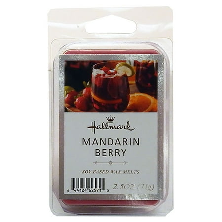 Based Wax - Hallmark Soy Based Wax Melts Tart Bar, 2.5oz Mandarin Berry