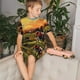thumbnail image 4 of Fotbe Oil Painting Style Pasture Cow Pijama Estampada de 2 Piezas para Niños – Ropa de Dormir de Manga Corta Cómoda para Niños y Niñas, Camiseta y Shorts de Algodón-Medium, 4 of 6