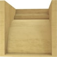 thumbnail image 4 of 12"W x 12"D x 12"H Wide Yorktown Rough Cedar Woodgrain TimberThane Corbel, Primed Tan, 4 of 6