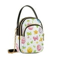 thumbnail image 7 of FORMRS Crossbody Bag for Women Quilted Travel Shoulder Cell Phone Purse with Chain Strap Handbag, Colorful Easter Eggs, 7 of 7