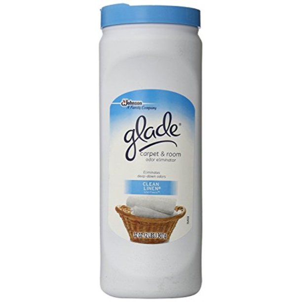 glade carpet & room, 32ounce container (clean linen, pack 3