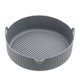 thumbnail image 1 of Bandeja de silicona para horno, parrilla para Pizza, pollo, accesorios, disco, parrilla de repuesto reutilizable, color gris, 1 of 5