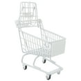 thumbnail image 1 of MasteelfCA Chic Supermarket Handcart Mini Trolley Models Creative Mini Shopping Cart, 1 of 7