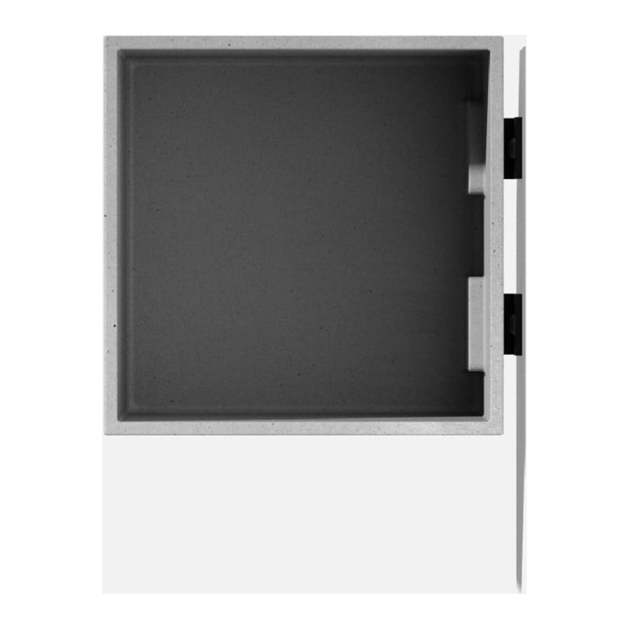 Veadek Geo Series Cube Hanging 5" Planter - Gray