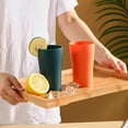 thumbnail image 7 of Mirdinner 20 Pcs Unbreakable Colorful Plastic Dinnerware Sets for 4, Reusable Lightweight Camping Plates Cups and Bowls with Cutlery Set, Great for Kids & Adult, Dishwasher Microwave Safe, 7 of 7