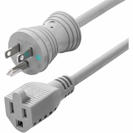 StarTech 6ft 1.8m Hospital-Grade Extension Cord Green Dot NEMA 5-15P to 5-15R 13A 125V 16AWG UL Listed TAA