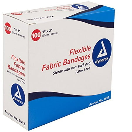 3 Pack Dynarex Sterile Fabric Bandages 1
