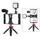 thumbnail image 5 of Kit de soporte para video para smartphone con trípode, soporte de agarre, micrófono y luz LED - YouTube rojo, 5 of 9