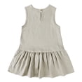 thumbnail image 4 of EnJoCho Toddler Little Girls Summer Dresses Sleeveless Cotton Linen Breathable A-Lined Pleated Swing Dress 1 to 8 Years, 4 of 9